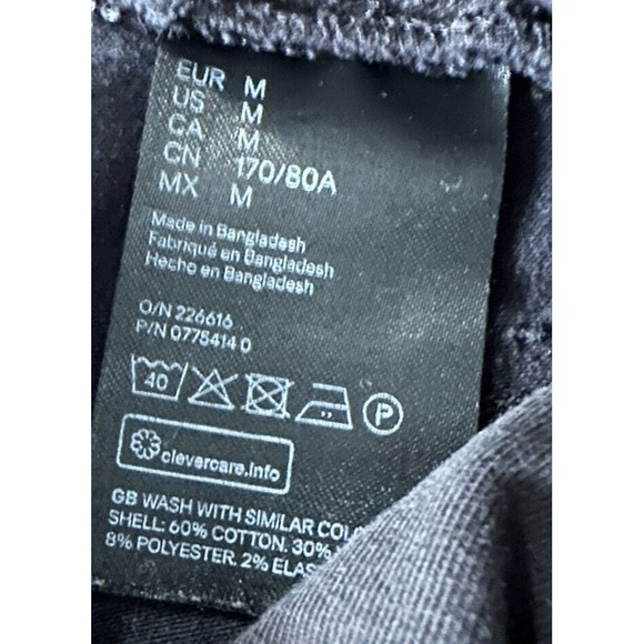 H & M MATERNITY Black Mama Skinny Jeans Size M Cotton Blend 29” In Seam EUC - Picture 4 of 6